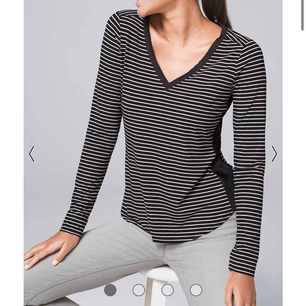 WHBM long sleeve knit top